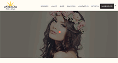 Desktop Screenshot of daybreaksalonandspa.com